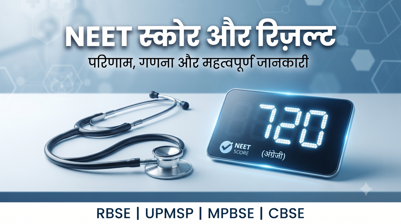 NEET रिज़ल्ट वाले दिन : स्कोर कैसे निकालें और अगला कदम क्या हो
