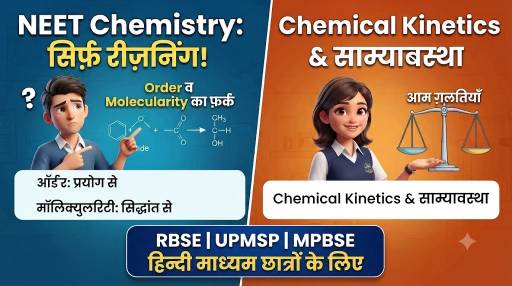 NEET Chemistry में Chemical Kinetics और Equilibrium : रीज़निंग वाला हिस्सा