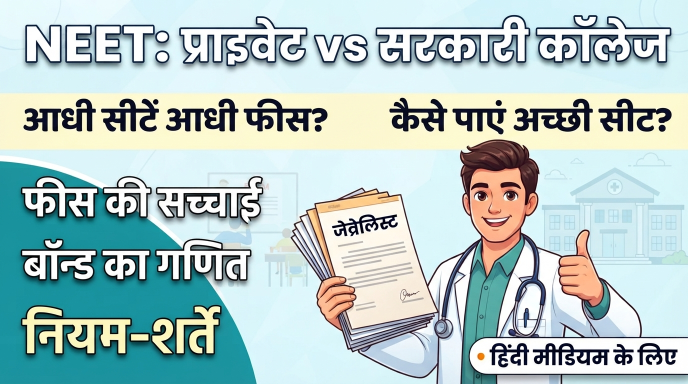 NEET में प्राइवेट और डीम्ड मेडिकल कॉलेज : फीस, सीट और सच्चाई